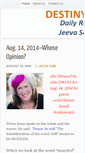 Mobile Screenshot of destinywordoftheday.com